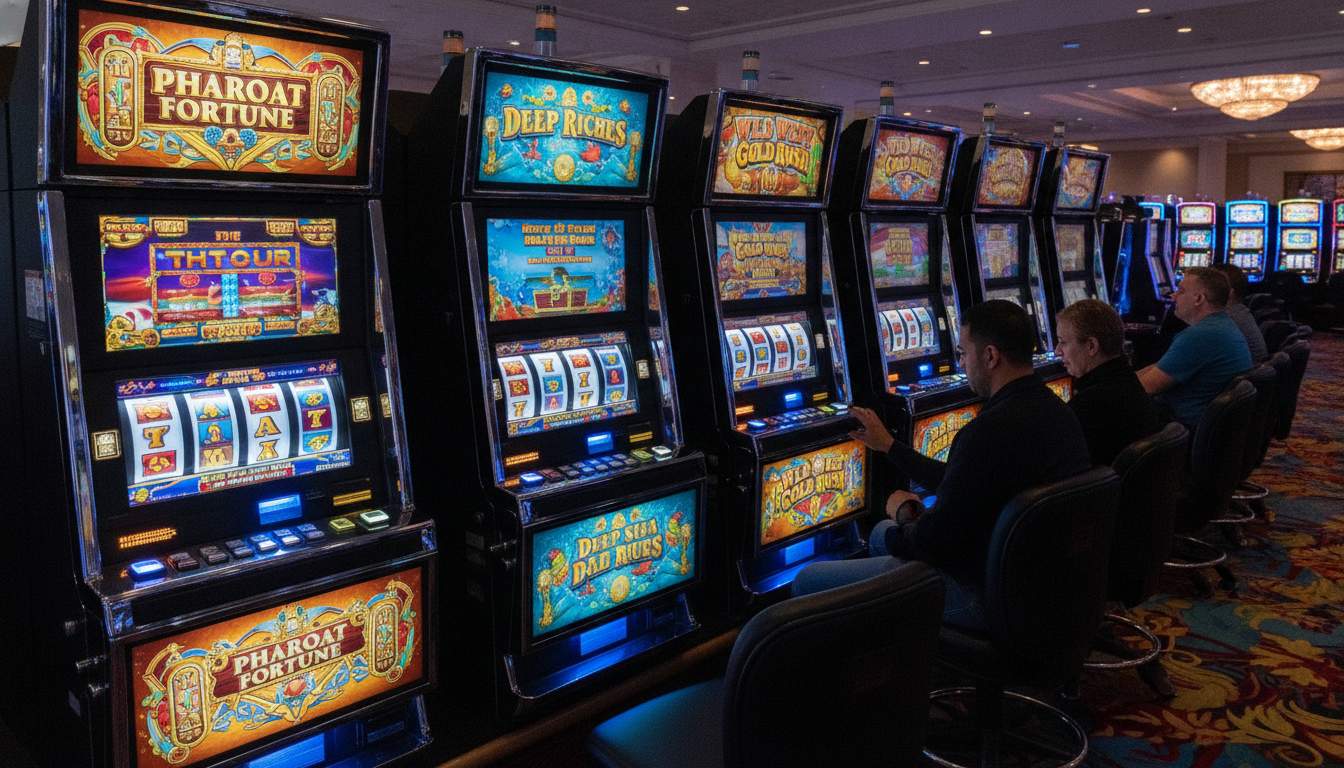 Diverse slot games available at LUNAPLUS